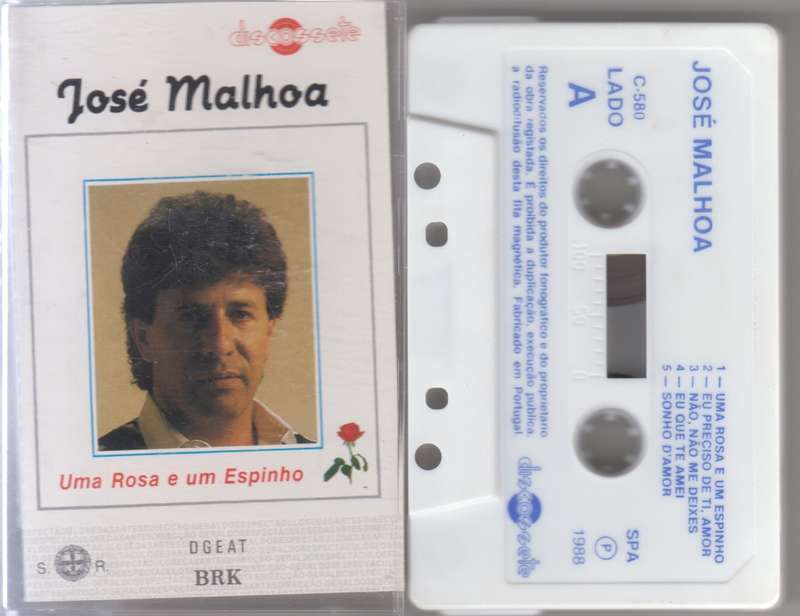 Jose Malhoa - Uma Rosa E Um Espinho (Cassette)