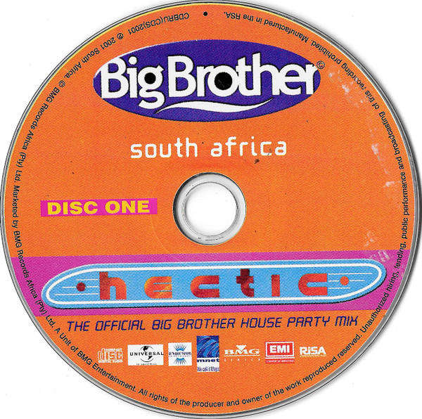 Various - Hectic (Big Brother South Africa-The Official Big Brother House Party Mix) CD Double