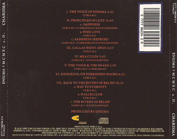 Enigma - MCMXC a.D. (CD)