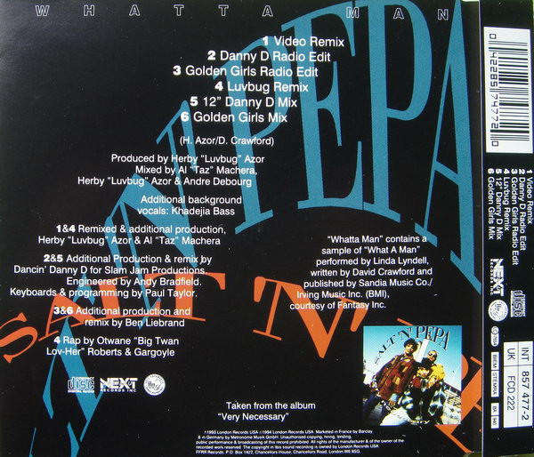Salt 'N' Pepa with En Vogue - Whatta Man (CD Maxi single)