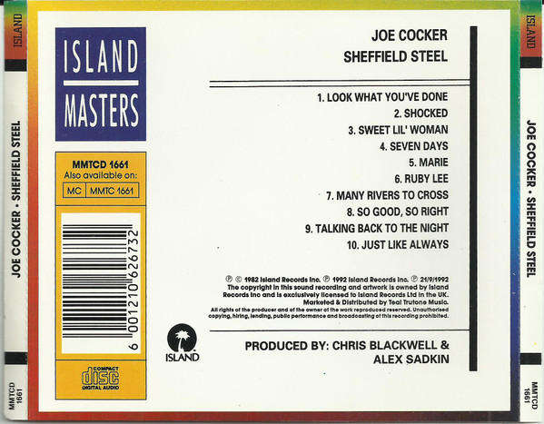 Joe Cocker - Sheffield Steel (CD)