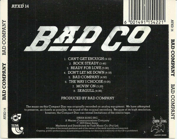 Bad Company - Bad Company (CD)
