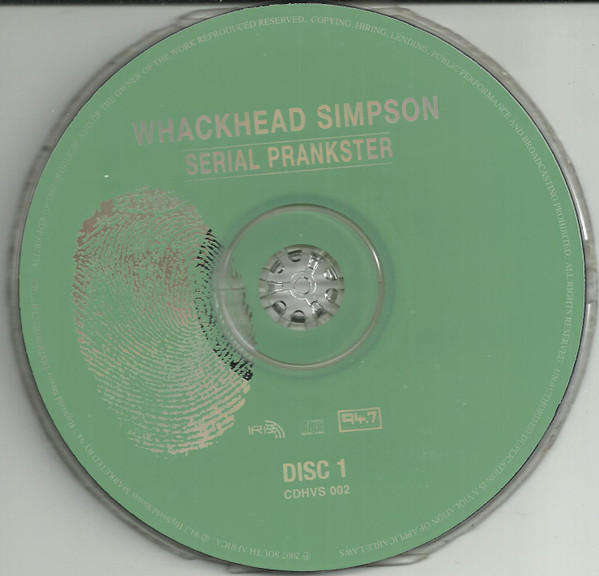 Whackhead Simpson - Serial Prankster (CD Double)