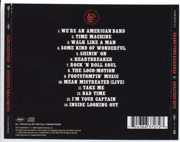 Grand Funk Railroad - Greatest Hits (CD)