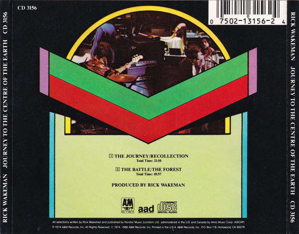 Rick Wakeman - Journey To The Centre Of The Earth (CD)