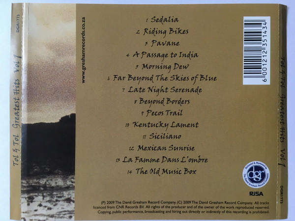 Tol & Tol - Greatest Hits Vol 1 (CD)