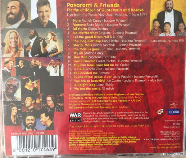 Pavarotti & Friends - Pavarotti & Friends (For Guatemala And Kosovo) (CD)