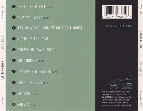 Garth Brooks - No Fences (CD)