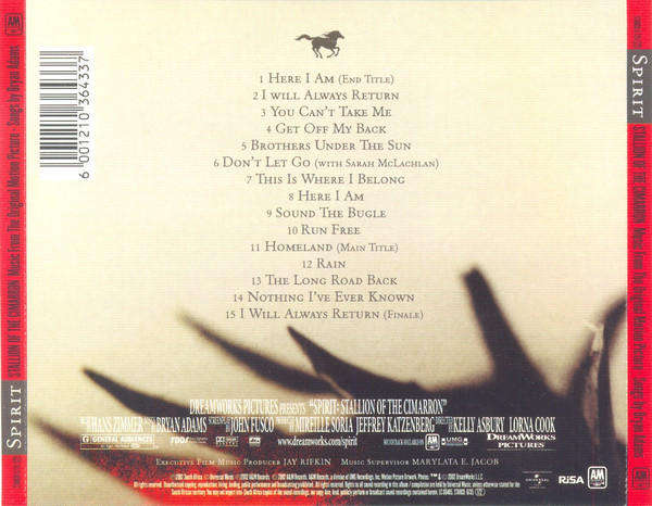 Hans Zimmer / Bryan Adams - Spirit: Stallion Of The Cimarron (Music From The Original Motion Picture