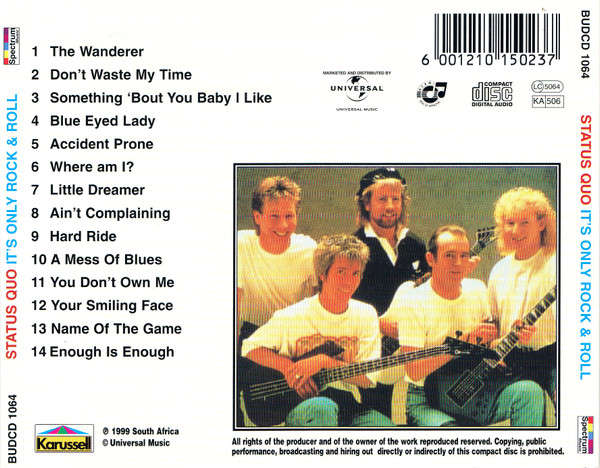 Status Quo - It's Only Rock & Roll (CD)