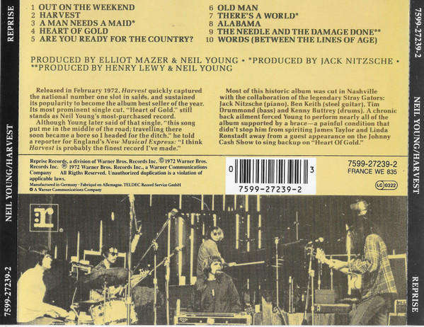 Neil Young - Harvest (CD)