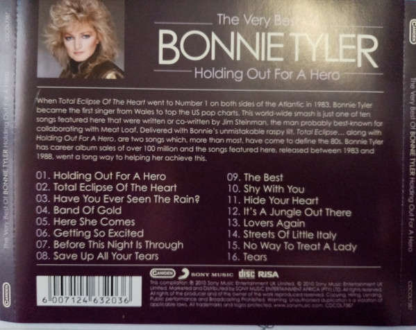 Bonnie Tyler - The Very Best Of Bonnie Tyler - Holding Out For A Hero (CD)