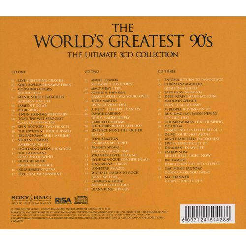 Various - The World's Greatest 90's (CD X 3)