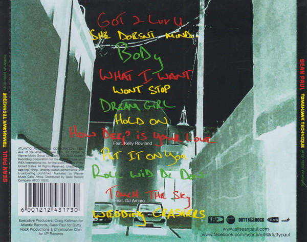 Sean Paul - Tomahawk Technique (CD)