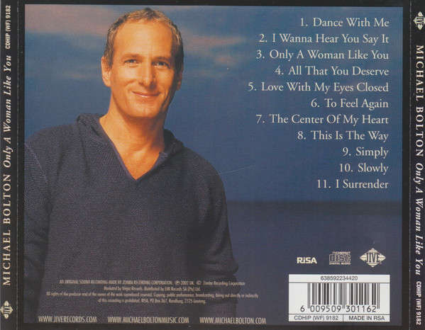 Michael Bolton - Only A Woman Like You (CD)