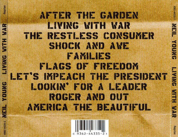Neil Young - Living With War (CD)