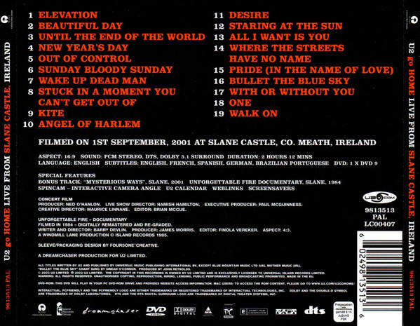 U2 - U2 Go Home (Live From Slane Castle Ireland) (DVD)