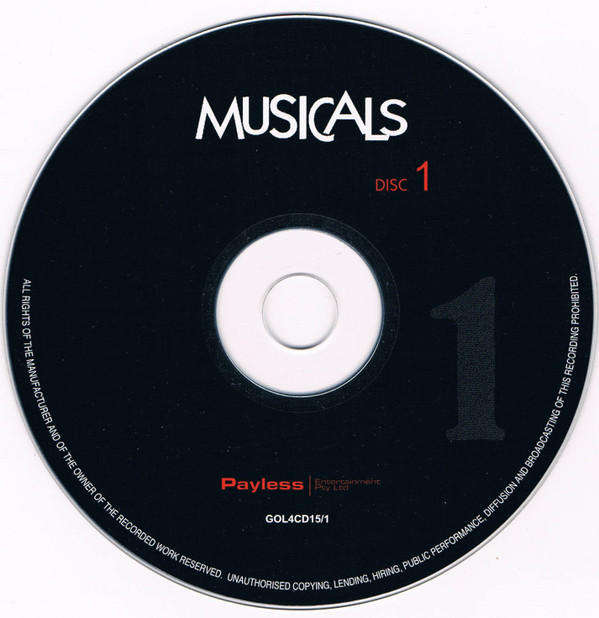 Various Artist - Musicals (CD 4 disc)