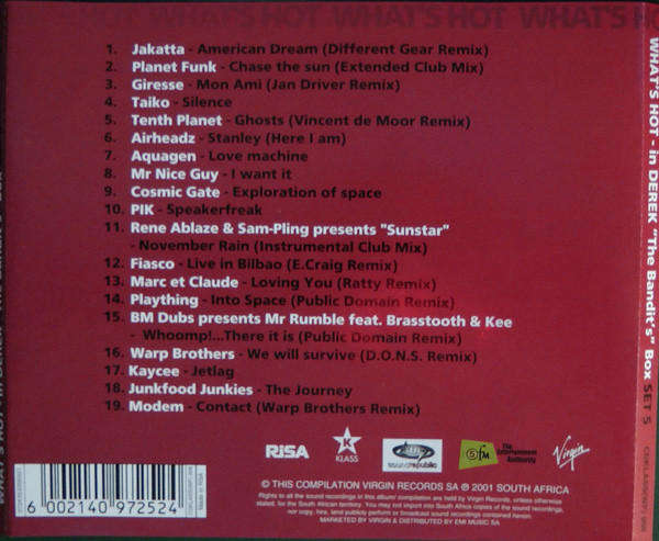 Derek "The Bandit" - What's Hot - In Derek "The Bandit's" Box Set 5 (CD)