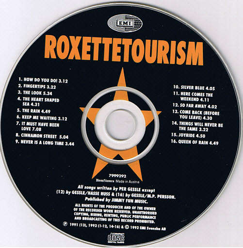 Roxette - Tourism (CD)