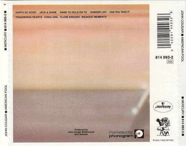 John Cougar - American Fool (CD)