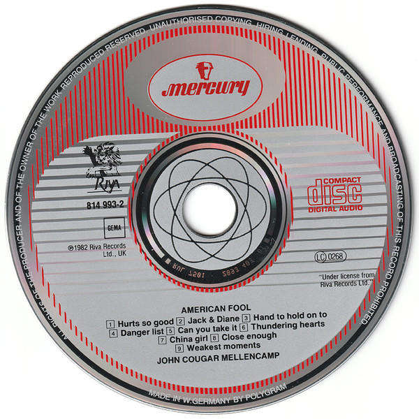 John Cougar - American Fool (CD)