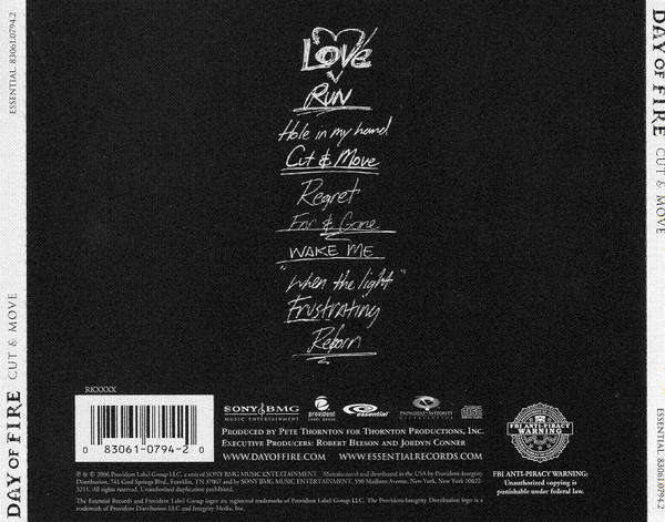 Day Of Fire - Cut & Move (CD)