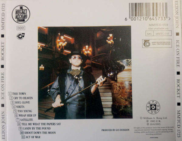 Elton John - Ice On Fire (CD)