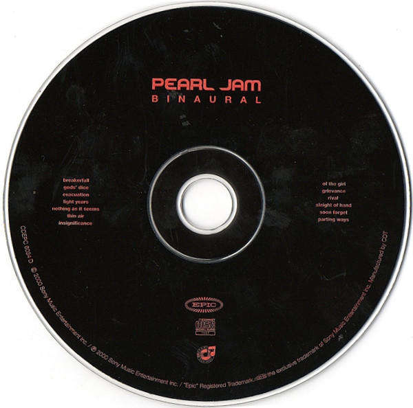 Pearl Jam - Binaural (CD)