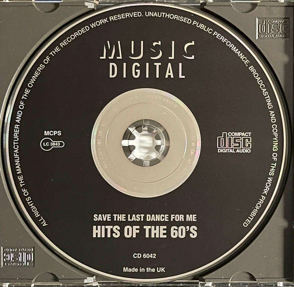 Various - Save The Last Dance For Me / Hits Of The 60's (CD)