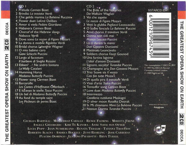 Various - The Greatest Opera Show On Earth (Double CD)