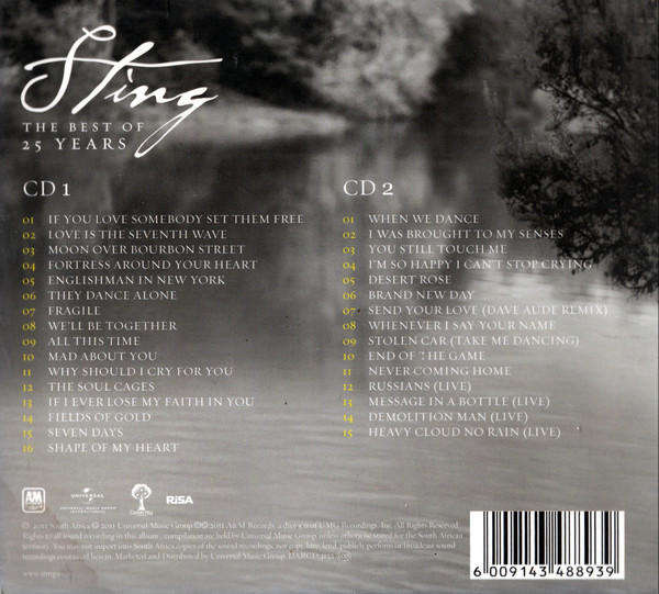 Sting - The Best Of 25 Years (Double CD, Digipack)