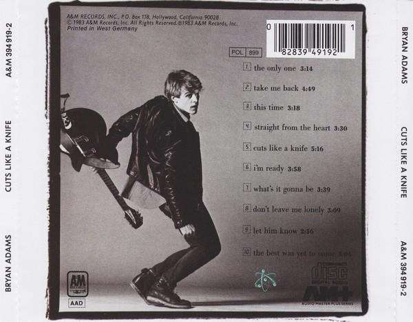 Bryan Adams - Cuts Like A Knife (CD)