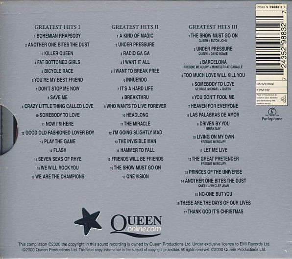 Queen - Greatest Hits I II & III (The Platinum Collection) (3 CD Set)