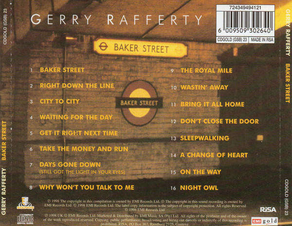 Gerry Rafferty - Baker Street (CD)