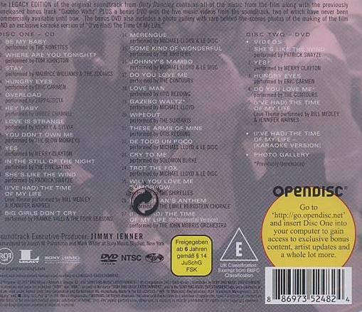 Various - Dirty Dancing (Original Soundtrack From The Vestron Motion Picture)(CD/DVD)