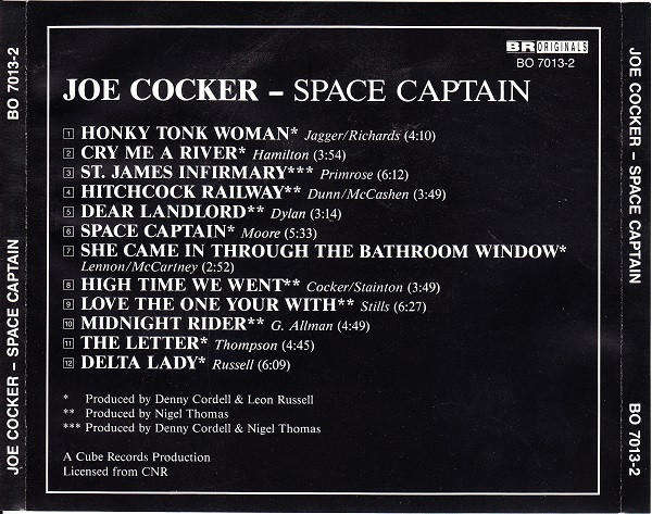 Joe Cocker - Space Captain (Live In Concert) (CD)