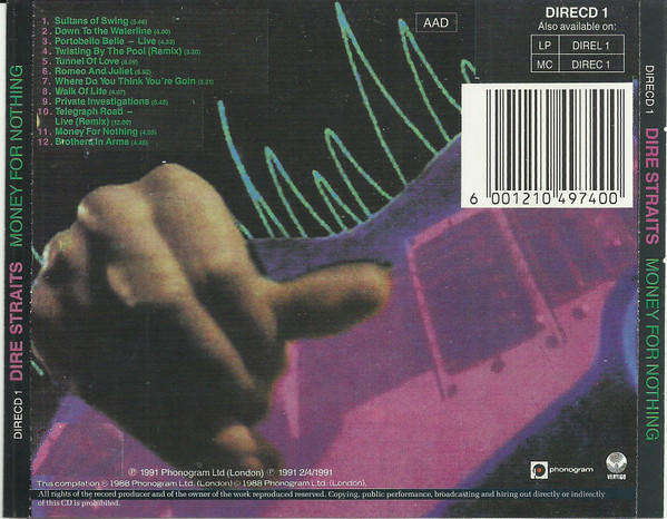 Dire Straits - Money For Nothing(CD)