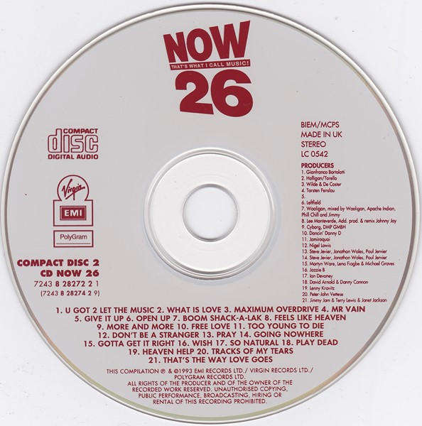 Various - Now That's What I Call Music! 26 (CD Double)