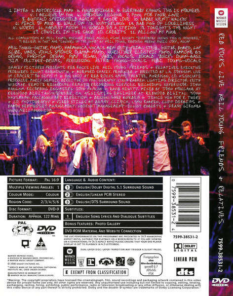 Neil Young - Red Rocks Live (Friends + Relatives) (DVD)