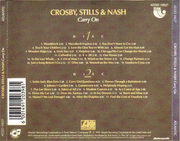 Crosby, Stills & Nash - Carry On (Double CD)