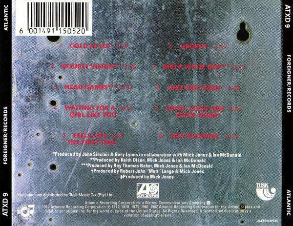Foreigner - Records (CD)
