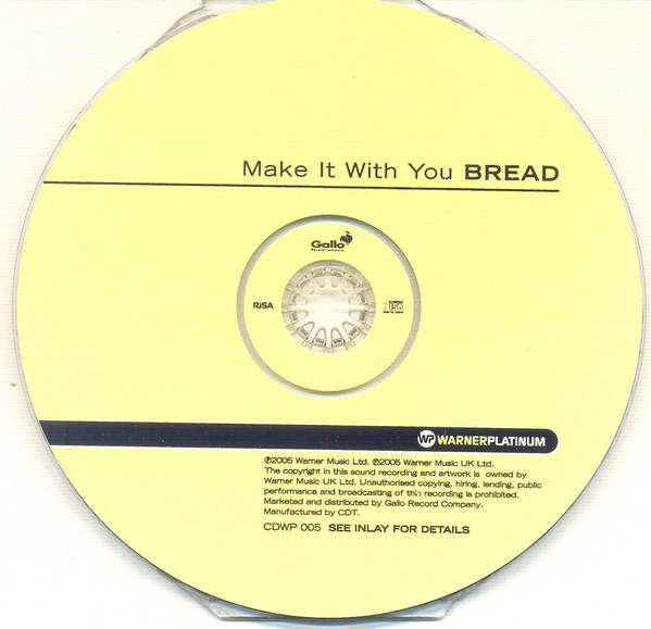 Bread - Make It With You (CD)