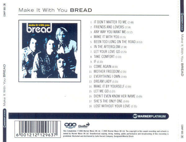 Bread - Make It With You (CD)