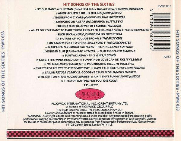 Various - Hit Songs Of The Sixties (CD)