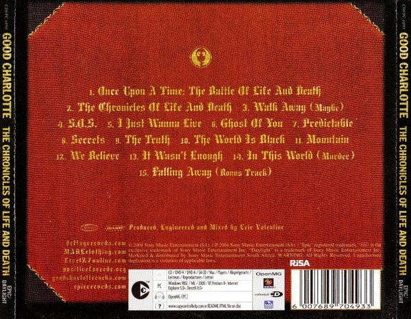 Good Charlotte - The Chronicles Of Life And Death (CD0