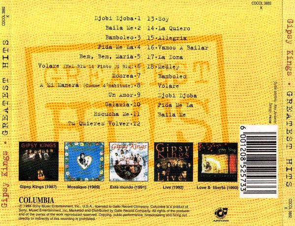 Gipsy Kings - Greatest Hits 9CD)