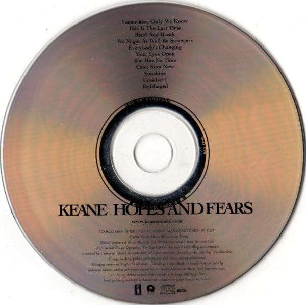 Keane - Hopes And Fears (CD)