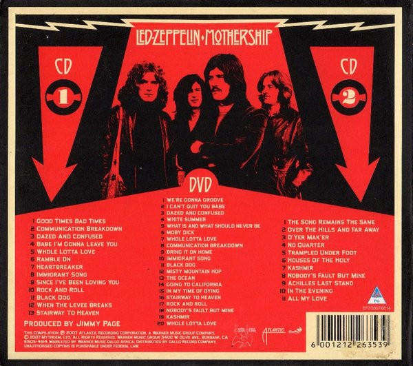 Led Zeppelin - Mothership (Double CD and DVD)