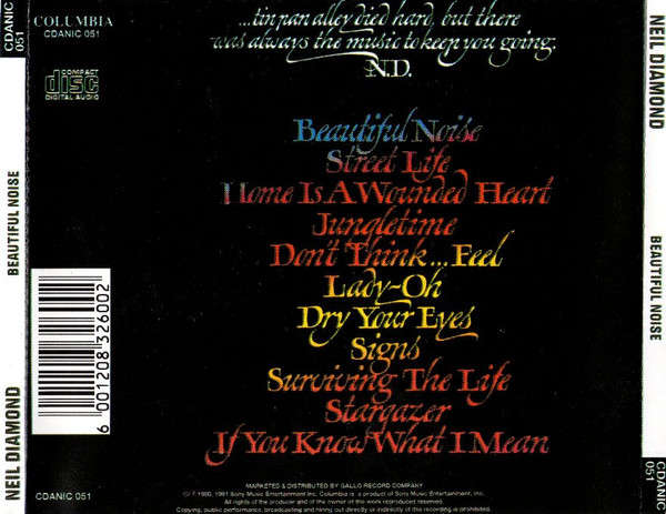 Neil Diamond - Beautiful Noise (CD)